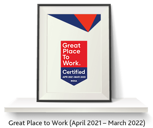 Great Place to Work Certified Mar 2021-Apr 2022
